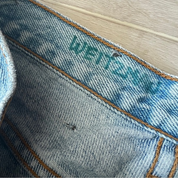 Vintage 90s Calvin Klein High Waisted Mom Jeans Enzyme Washed | 28” Waist - Picture 3 of 4